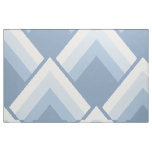 Abstract geometrical, blue and off white 2 fabric