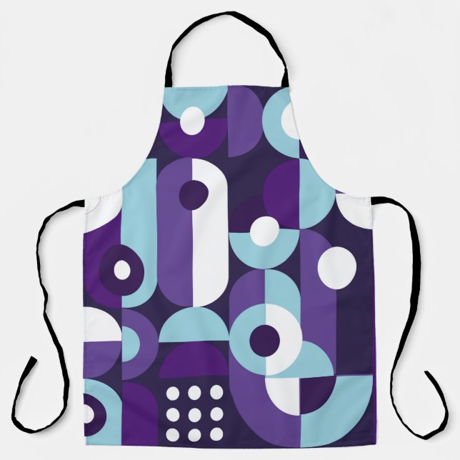 Abstract geometrical formsabstract,art,artwork,bac apron (Front)