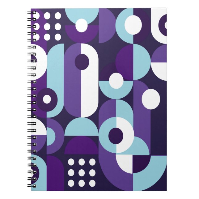 Abstract geometrical formsabstract,art,artwork,bac notebook (Front)