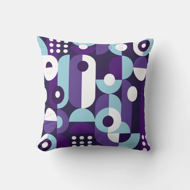 Abstract geometrical formsabstract,art,artwork,bac throw pillow (Front)