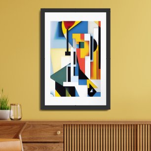 Abstract Geometry - 02 Framed Art
