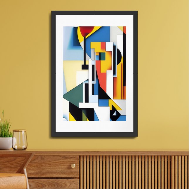 Abstract Geometry - 02 Framed Art (Living Room)