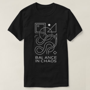 Abstract Geometry: Balance in Chaos T-Shirt