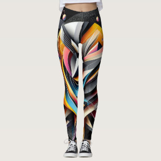 Abstract Geometry Leggings