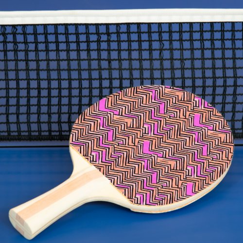 Abstract Geometry Ping Pong Paddle