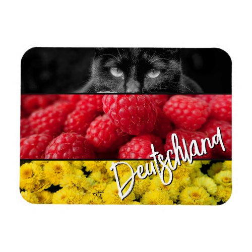 Abstract German Flag Magnet