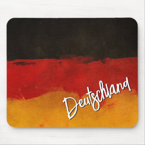Abstract German Flag Mouse Pad