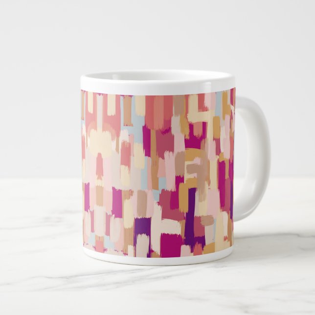 Abstract  giant coffee mug (Front Right)