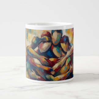 Abstract Giant Coffee Mug