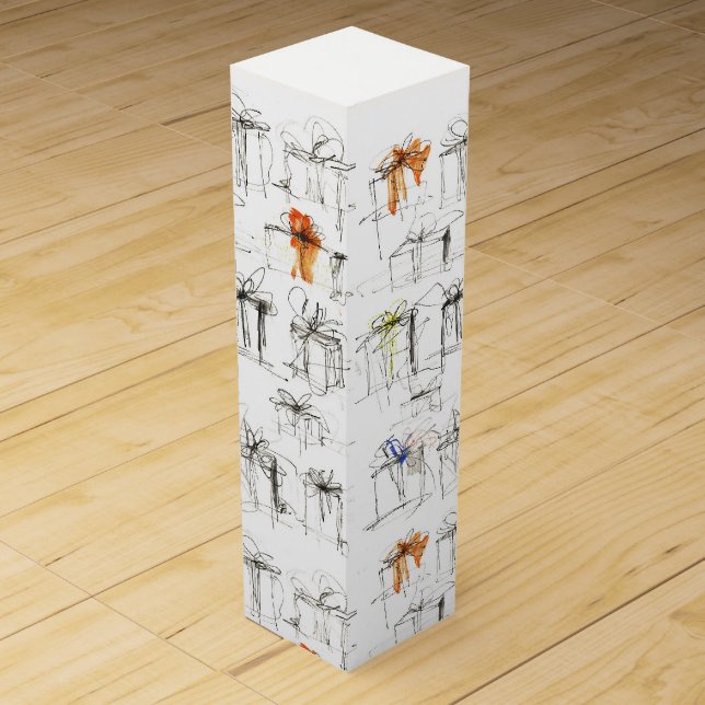 Abstract Gift Boxes Pattern (Front)
