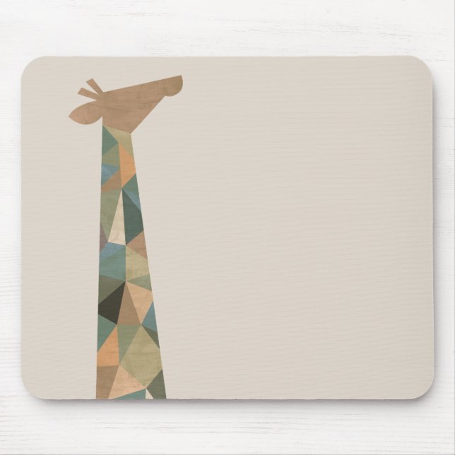 Abstract Giraffe Mouse Pad (Front)