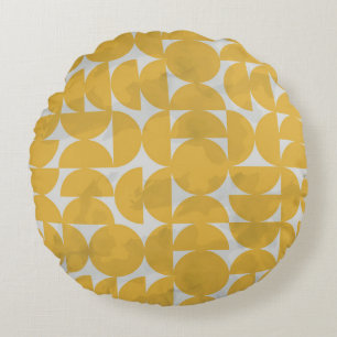 Abstract girl face. beautiful woman. fashion illus round pillow
