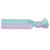 abstract girly pink turquoise ombre mermaid colors elastic hair tie ...