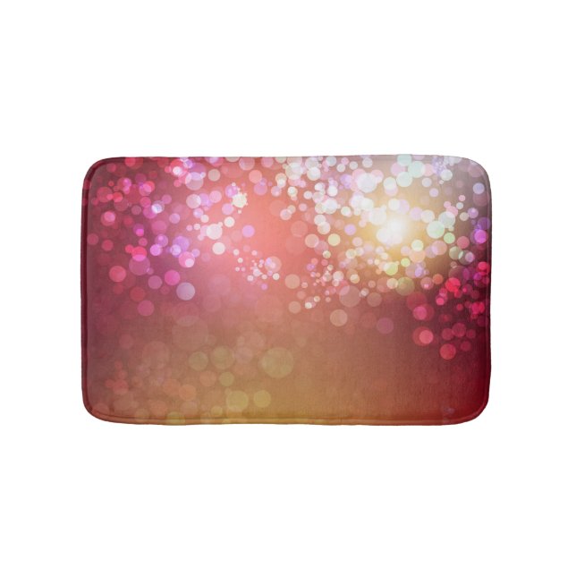 Abstract glamorous sparkle background. bath mat (Front)