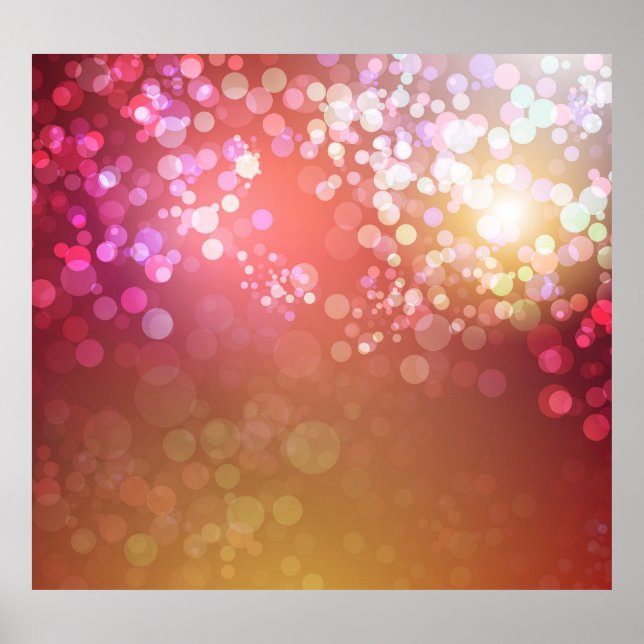 Abstract glamorous sparkle background. poster (Front)