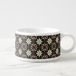 Abstract Glamour Cool Trendy Geometric Pattern Bowl