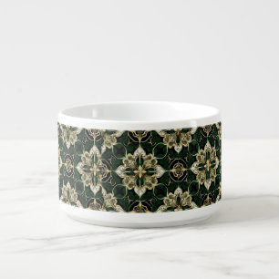 Abstract Glamour Cool Trendy Geometric Pattern Bowl