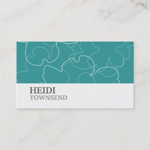Customizable Abstract Glamour No. 5 Business Card
