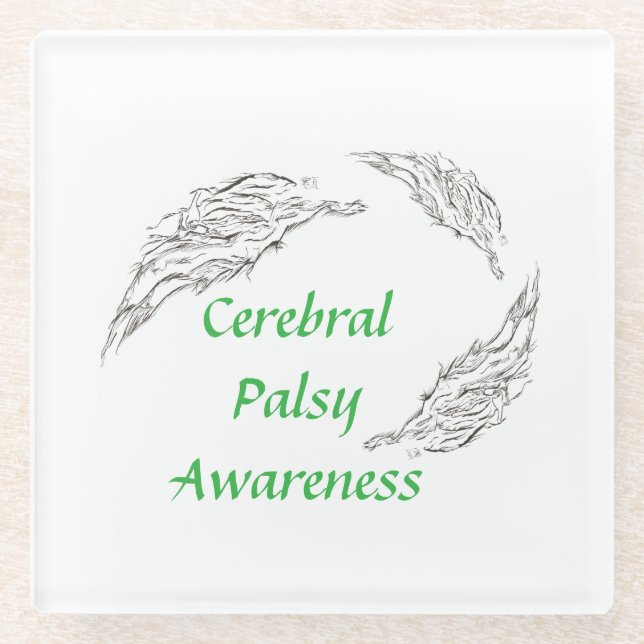 abstract glass coaster (Front)