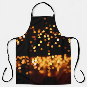Abstract glitter lights apron