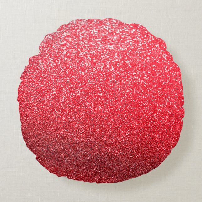 Abstract glitter lights backgroundabstract, graphi round pillow (Front)