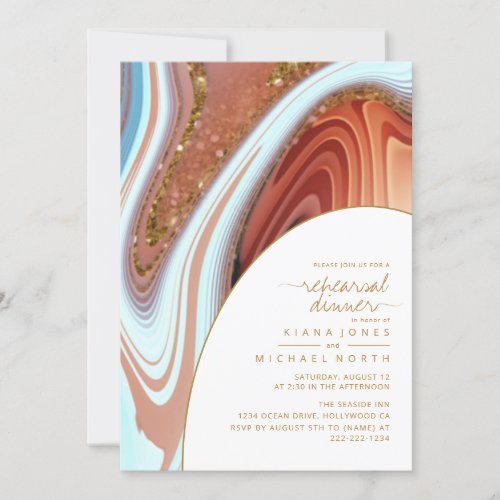 Abstract Glitter Strata Rehearsal Dinner Wht ID903