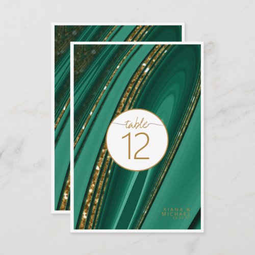 Abstract Glitter Strata Table Number Gr Wht ID903