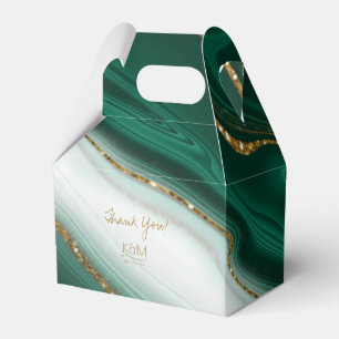 Abstract Glitter Strata Wedding Thanks V2 Gr ID903 Favor Boxes