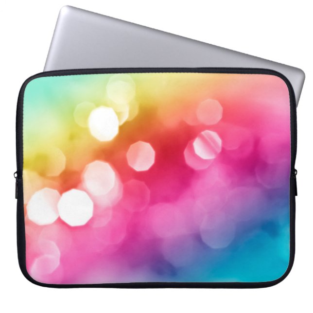 Abstract Glow Laptop Sleeve (Front)