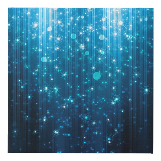 Abstract glowing background faux canvas print (Front)