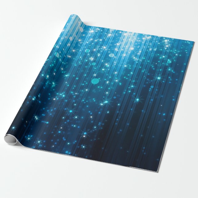 Abstract glowing background wrapping paper (Unrolled)