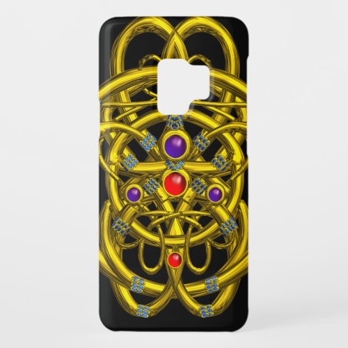ABSTRACT GOLD CELTIC KNOTS WITH GEMSTONES Case_Mate SAMSUNG GALAXY S9 CASE