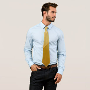 Abstract Gold Diagonal Layers Luxury Art Neck Tie