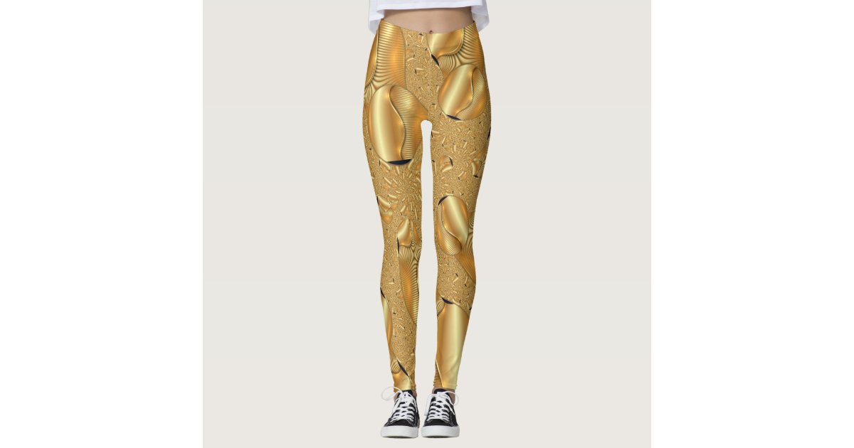 Golddigga All Over Print Leggings Ladies