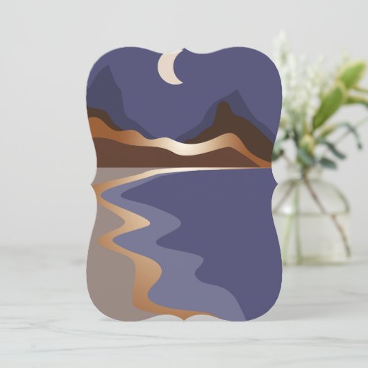 Abstract gold landscape (Standing Front)