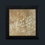 Abstract Gold Painting with Silver Speckles Jewelry Box<br><div class="desc">Megan Meagher created this abstract gold painting that features silver speckles. A very contemporary piece,  art lovers should add this piece to their collection ASAP!</div>