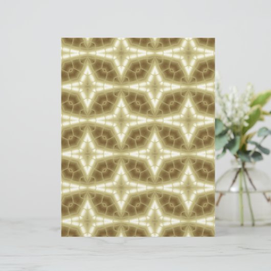Abstract Gold Pattern (Standing Front)