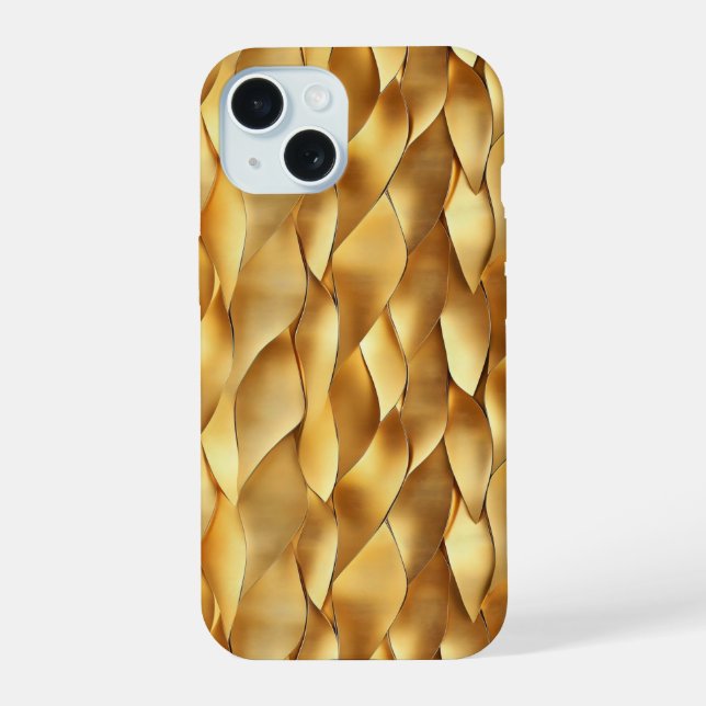 Abstract Gold Pattern Iphone Case (Back)