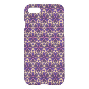 Abstract Gold Pink Flowers iPhone SE/8/7 Case