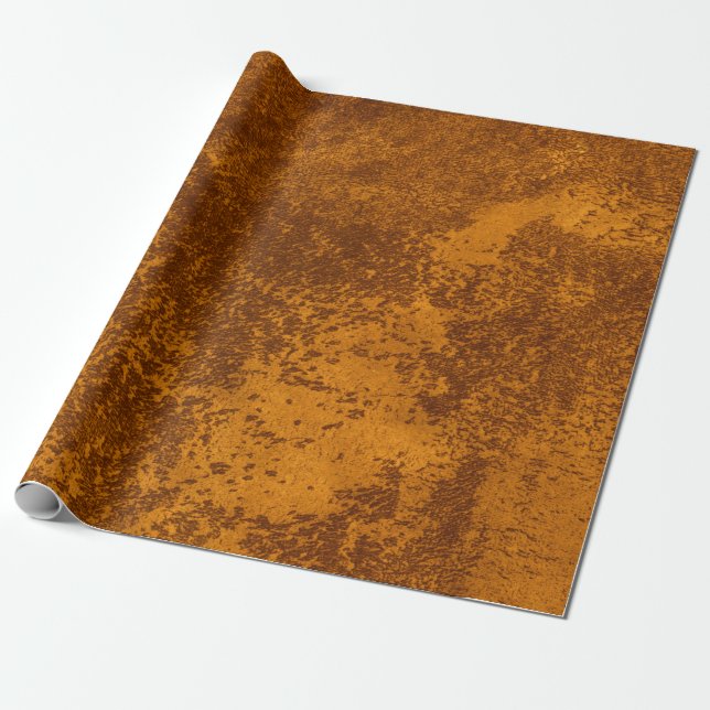 Abstract gold rustic paper on  Wrapping Paper. (Unrolled)
