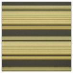 Abstract gold stripes on black fabric