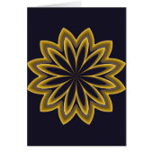 Abstract Golden Flower (Front)