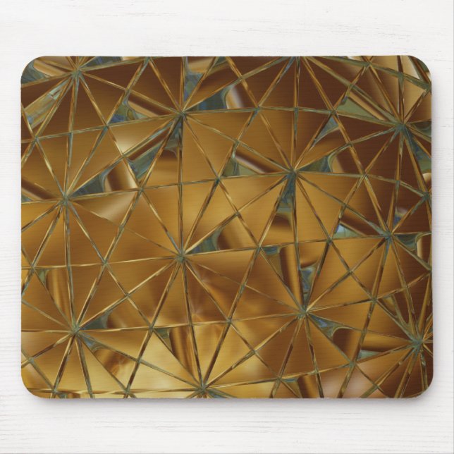 abstract golden mouse pad (Front)