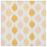 Abstract golden ogee pattern background fabric
