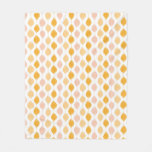 Abstract golden ogee pattern background fleece blanket