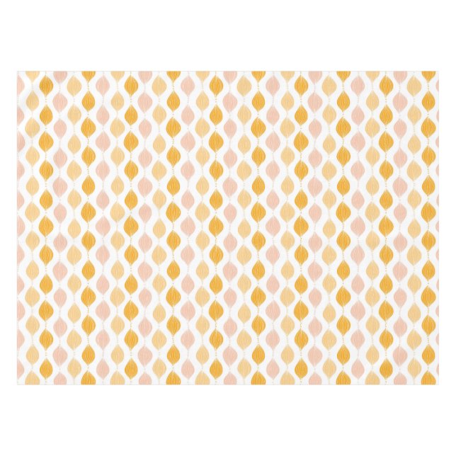 Abstract golden ogee pattern background tablecloth (Front (Horizontal))
