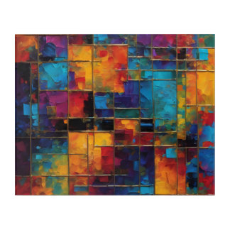 Abstract golden ratio wall art