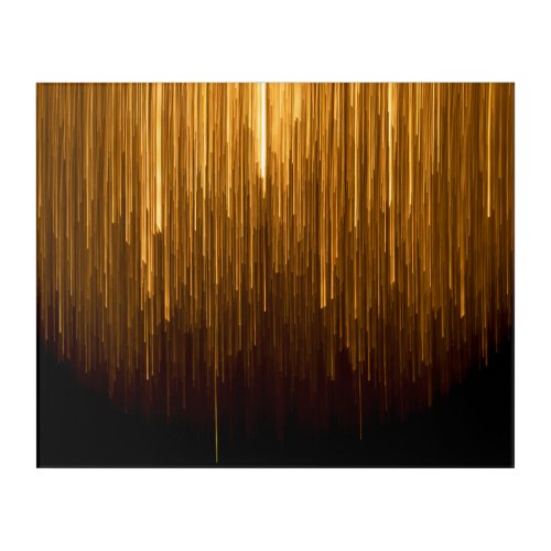 Abstract Golden Texture Backgrounds Acrylic Print