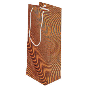 Abstract Golden Wavey Art Gift Bag