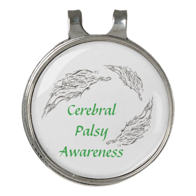 abstract golf hat clip (Front)